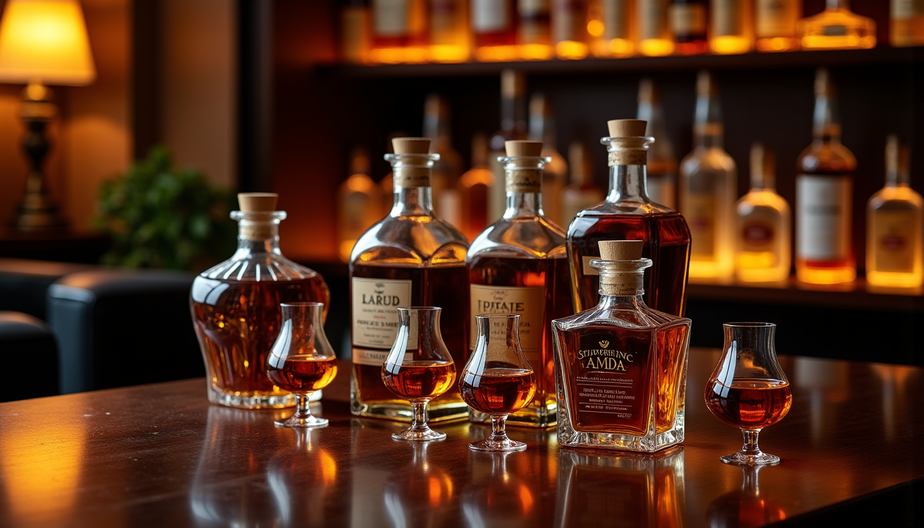 Illustration : en choisissant d'explorer ces options au-delà du rhum, — au-delà du rhum : les liqueurs de digestif à découvrir